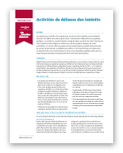 Défense des intérêts
